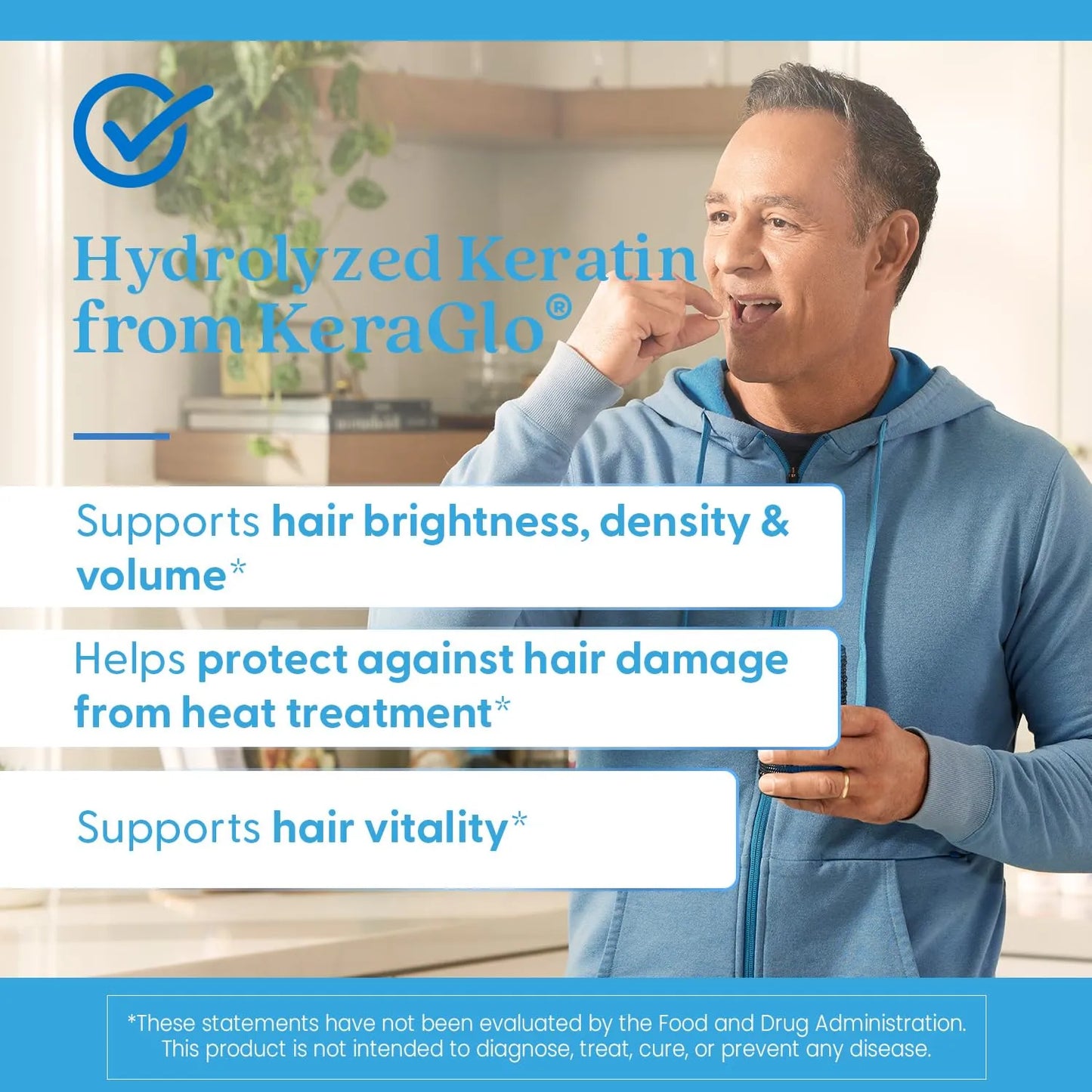 Queratina Hidrolizada Para Cabello Fuerte E Hidratado 60 Capsulas