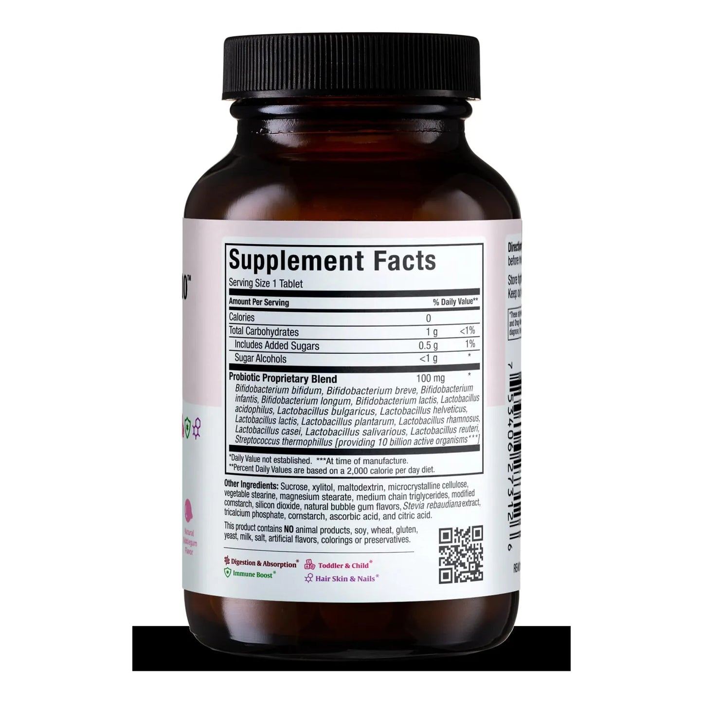 Probióticos Masticables Active Pro 10 Para Flora Digestiva 120 Unidades