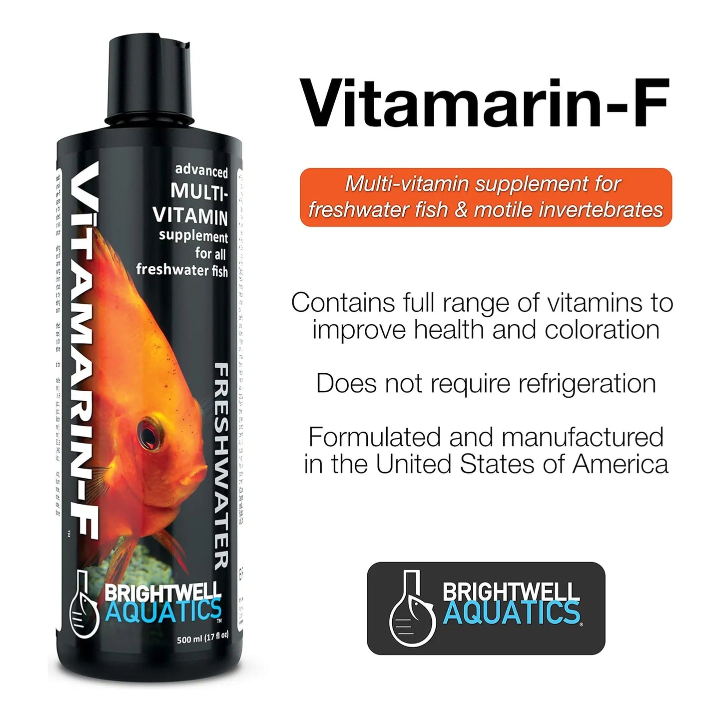 Multivitaminico Avanzado Para Peces Agua Dulce 120 Ml Brightwell Aquatics