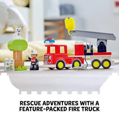 Lego Duplo Camion De Bomberos 10969 Juguete Construccion 2 5 Anios 21 Piezas