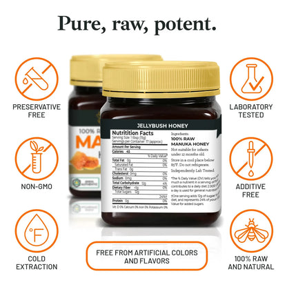 Miel Cruda Manuka Mgo 510 Npa 15 Medicinal Antibacteriana 8.8 Onzas Importado Estados Unidos
