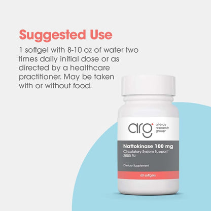Nattoquinasa NSK SD 2000 FU 100mg 60 Capsulas Salud Cardiovascular