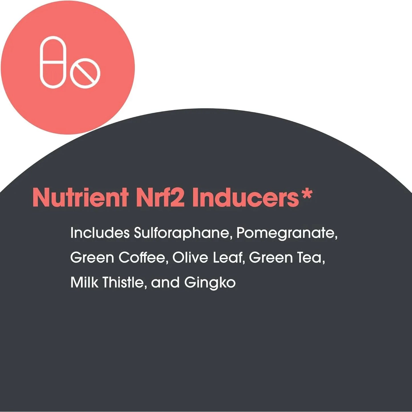Activador Nrf2 Sulforafano Puro Extracto Té Verde Orgánico 120 Cápsulas