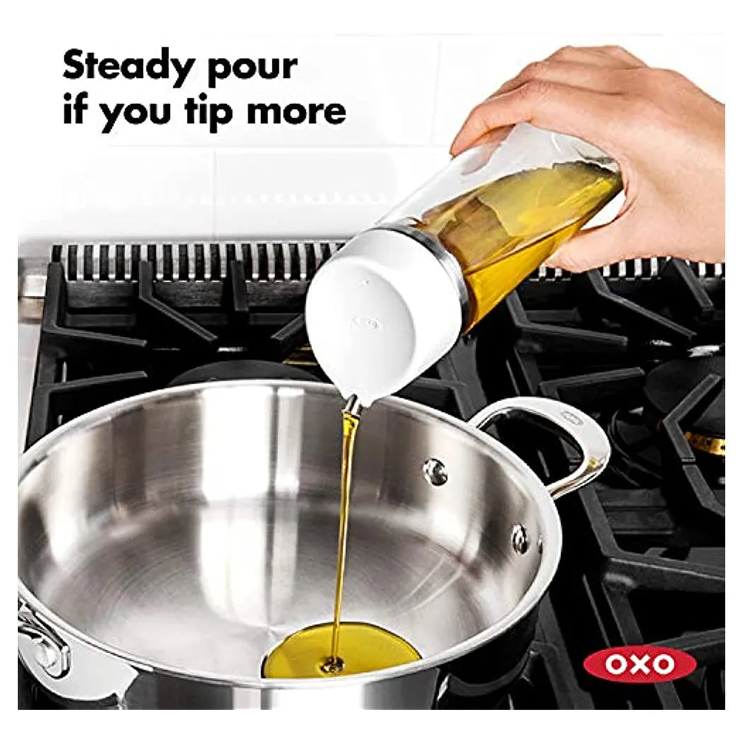 Dispensador De Aceite Y Vinagre OXO Good Grips Vidrio Precisión Sin Goteo