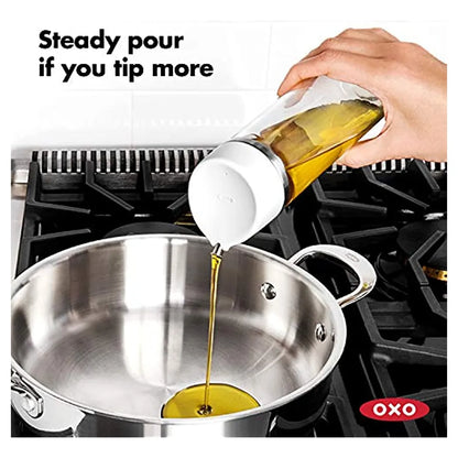 Dispensador De Aceite Y Vinagre OXO Good Grips Vidrio Precisión Sin Goteo