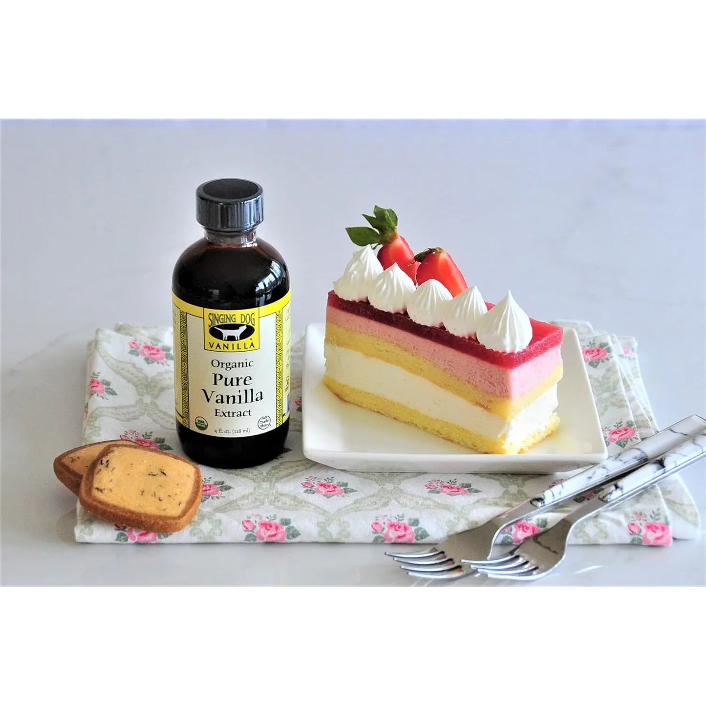 Extracto De Vainilla Puro Orgánico 59 Ml Sabor Premium Sin Azúcar