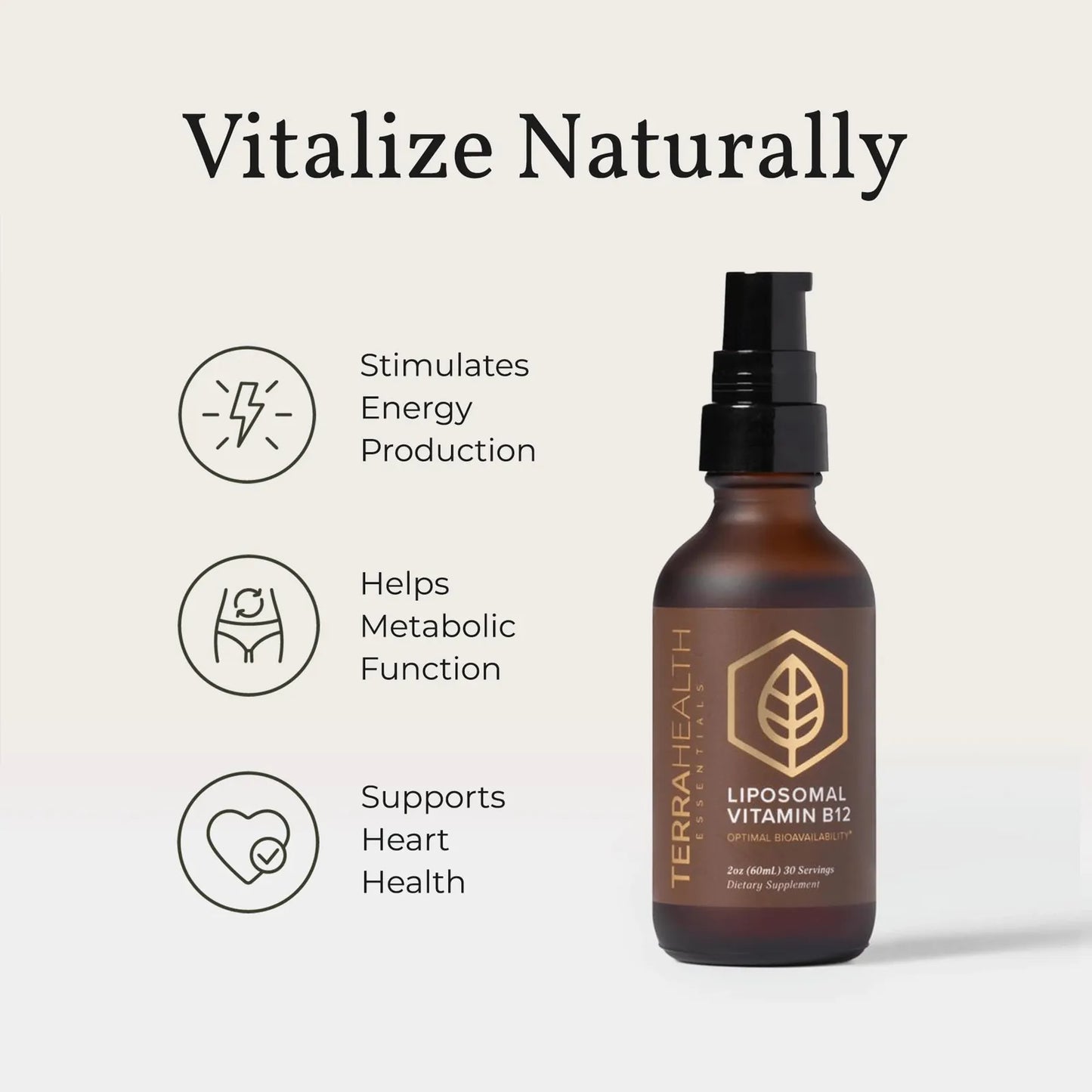 Liposomal B12 30 Dosis Energia Memoria Estado De Animo