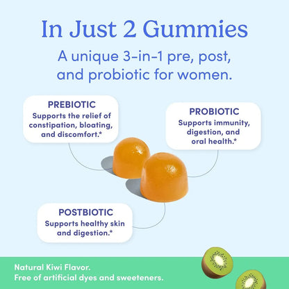 Gomitas Tribióticas First Day Para Mujer Salud Digestiva E Inmunológica