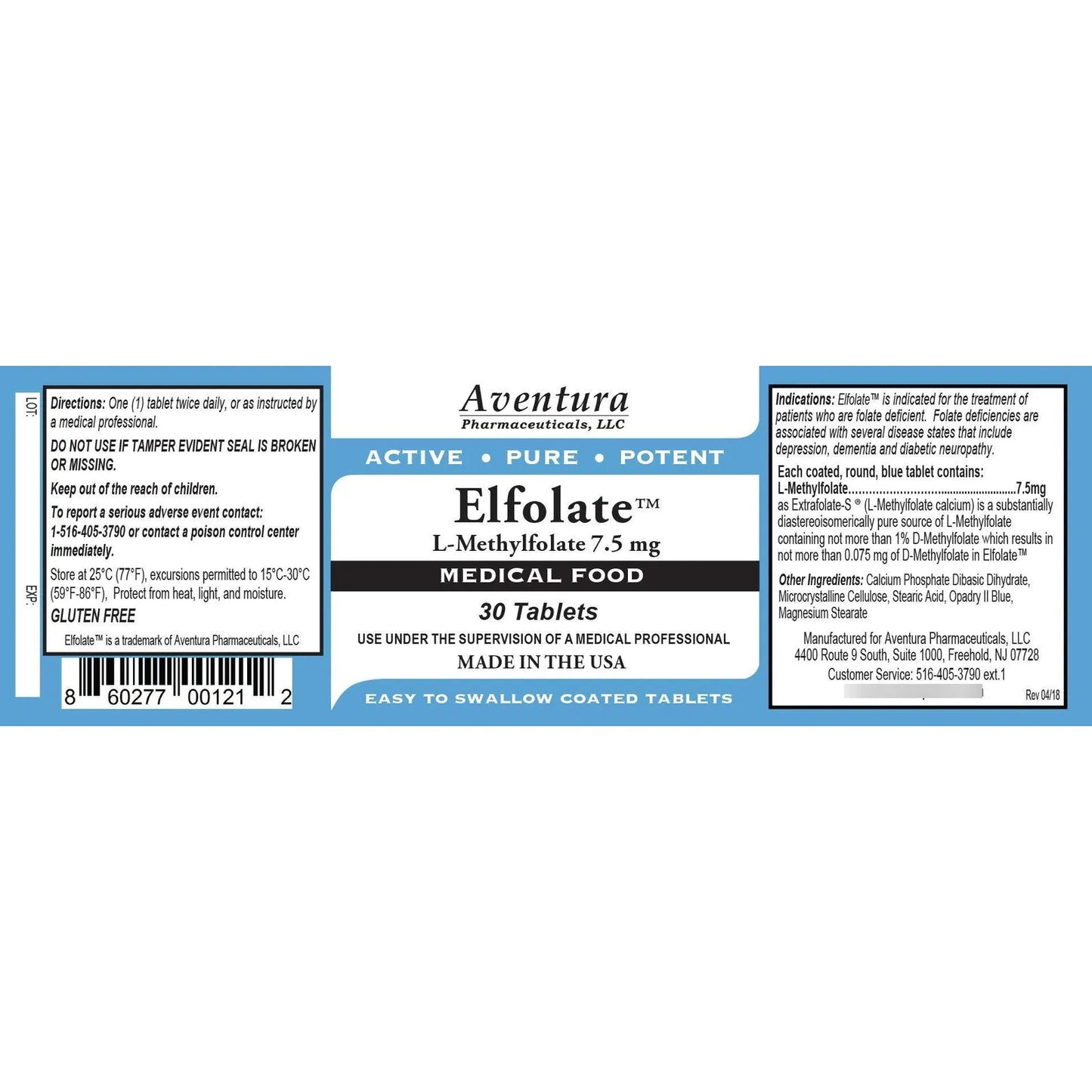 L Metilfolato 7 5 Mg Activo Puro 30 Tabletas Suplemento Profesional