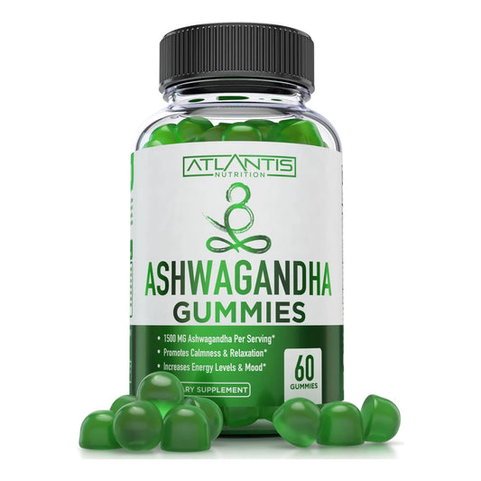 Gomitas Ashwagandha 1500 Mg Calma Estado De Ánimo Energía Y Sueño