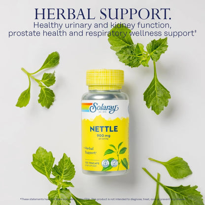 Cápsulas De Hojas De Ortiga 450 Mg Soporte Renal Y Energía Natural Vegano