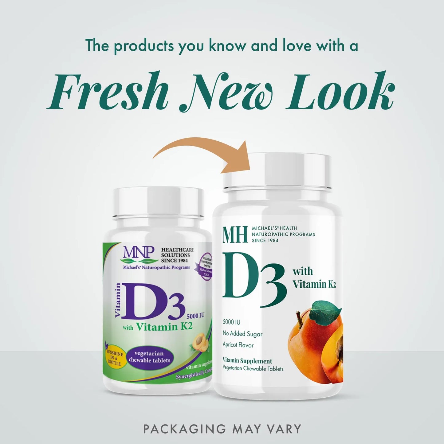 Vitamina D3 Con K2 Sabor Albaricoque 90 Comprimidos Masticables Apoyo Esquelético E Inmunológico