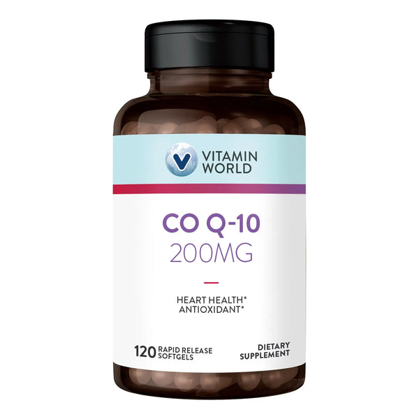 Capsulas Blandas CoQ10 200 Mg Antioxidante Salud Cardiaca 120 Unidades