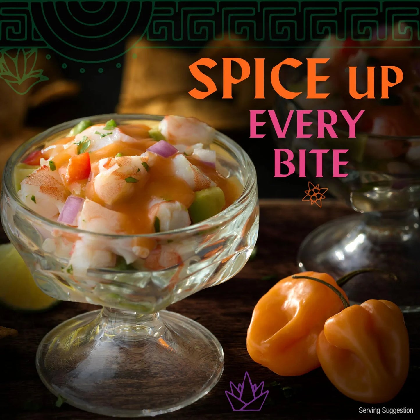 Salsa Picante De Aguacate Y Habanero Paquete De 2 Cremosa Y Natural