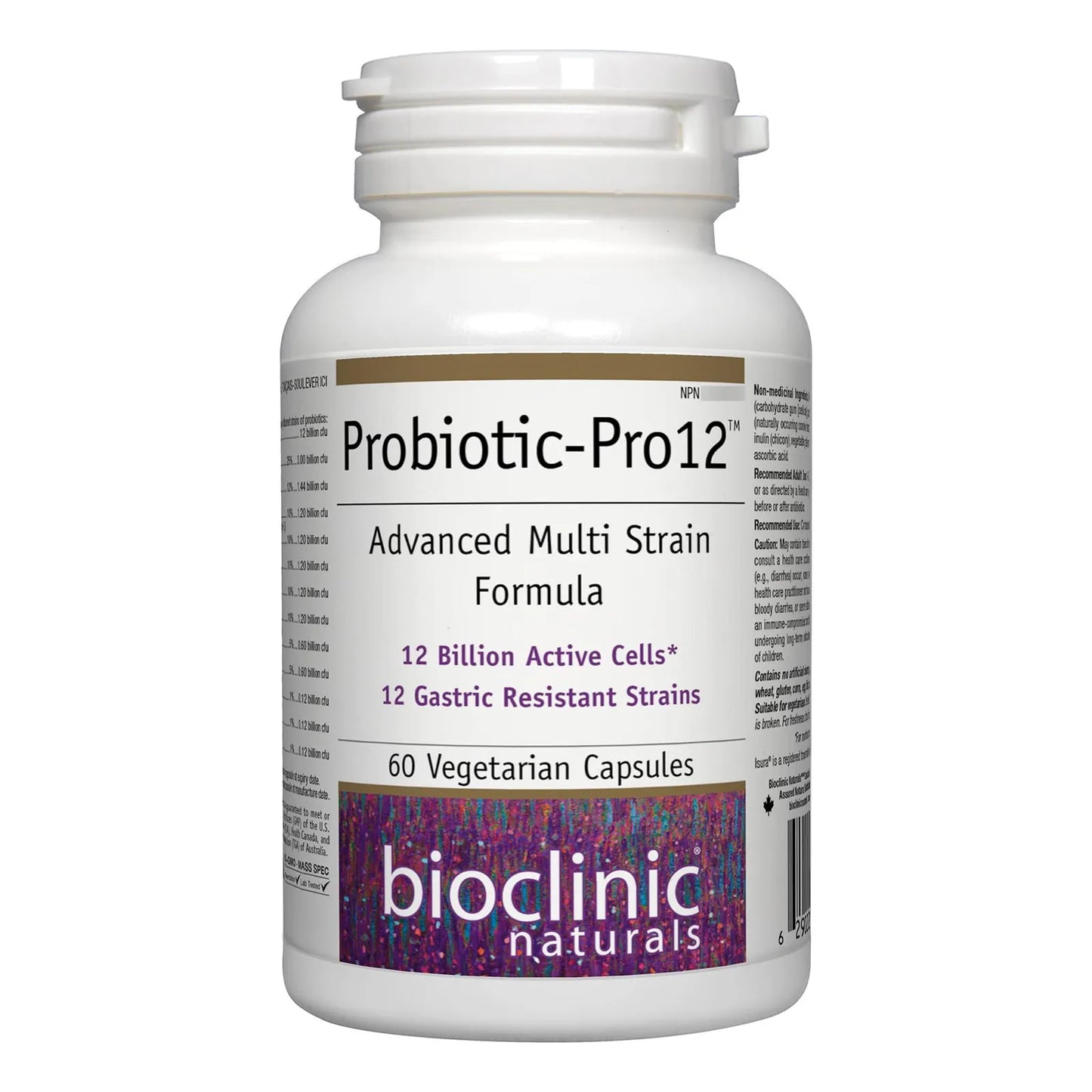 Probióticos Pro 12 60 Cápsulas Vegetales Refuerza Tu Flora Intestinal Y Defensas