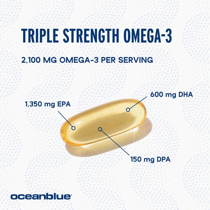 Aceite De Pescado Omega 3 Profesional 2100 Mg 60 Caps Sabor Naranja Sin Eructos