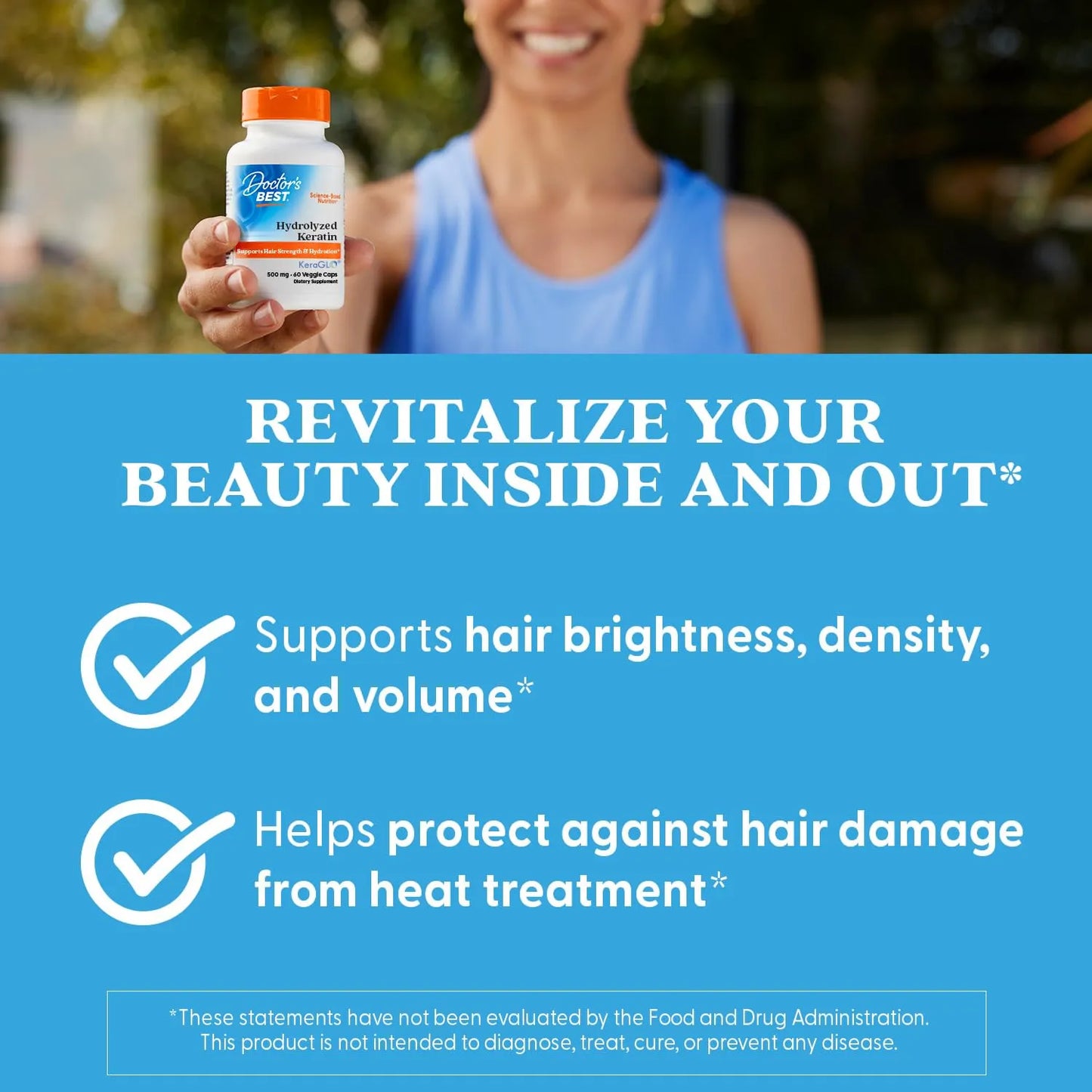 Queratina Hidrolizada Para Cabello Fuerte E Hidratado 60 Capsulas