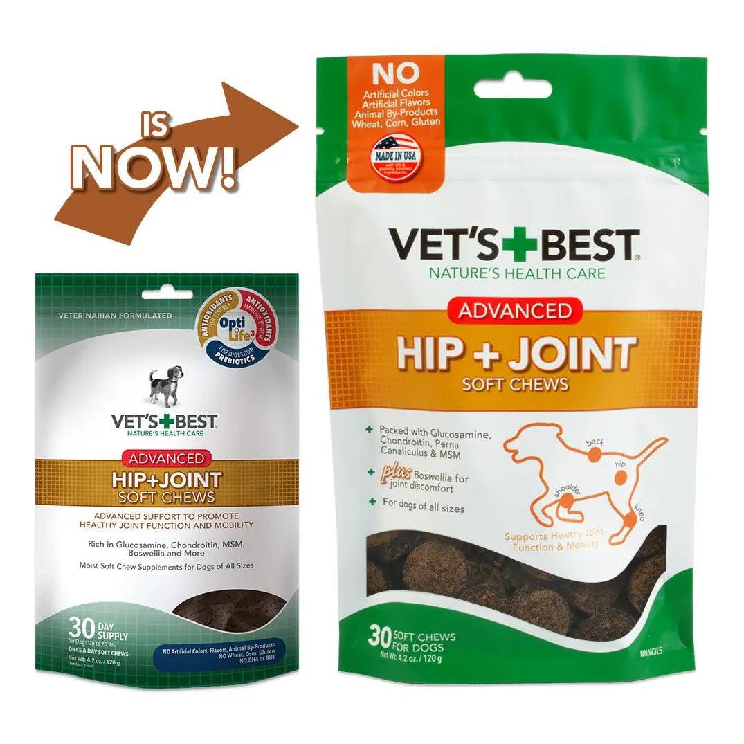 Suplementos Masticables Vets Best Para Salud Articular De Perros Con Glucosamina Y Condroitina
