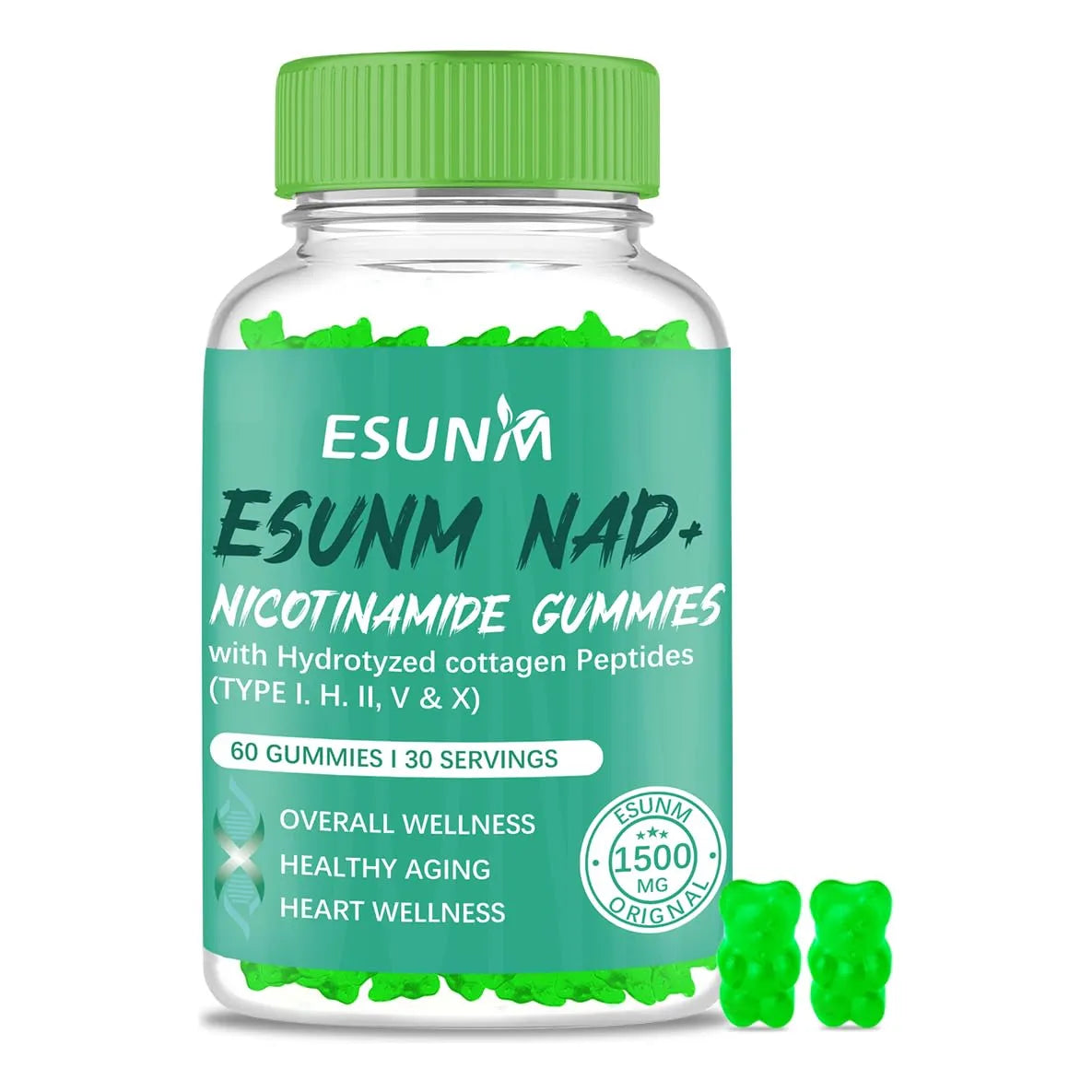 Gomitas Liposomales De Nicotinamida Con Resveratrol Energia Y Longevidad 60 Unidades