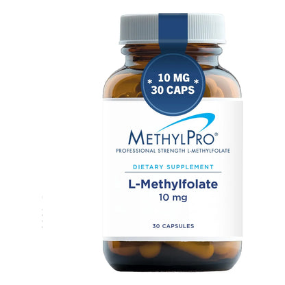 L-Metilfolato 10 Mg Suplemento Cerebral Y Estado De Ánimo 30 Cápsulas