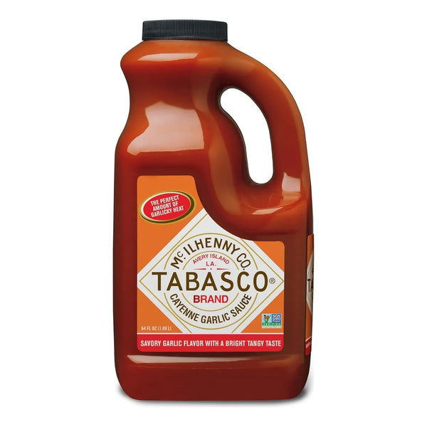 Salsa De Ajo Cayena Tabasco 1.89 Litros Picante Intenso Y Sabroso
