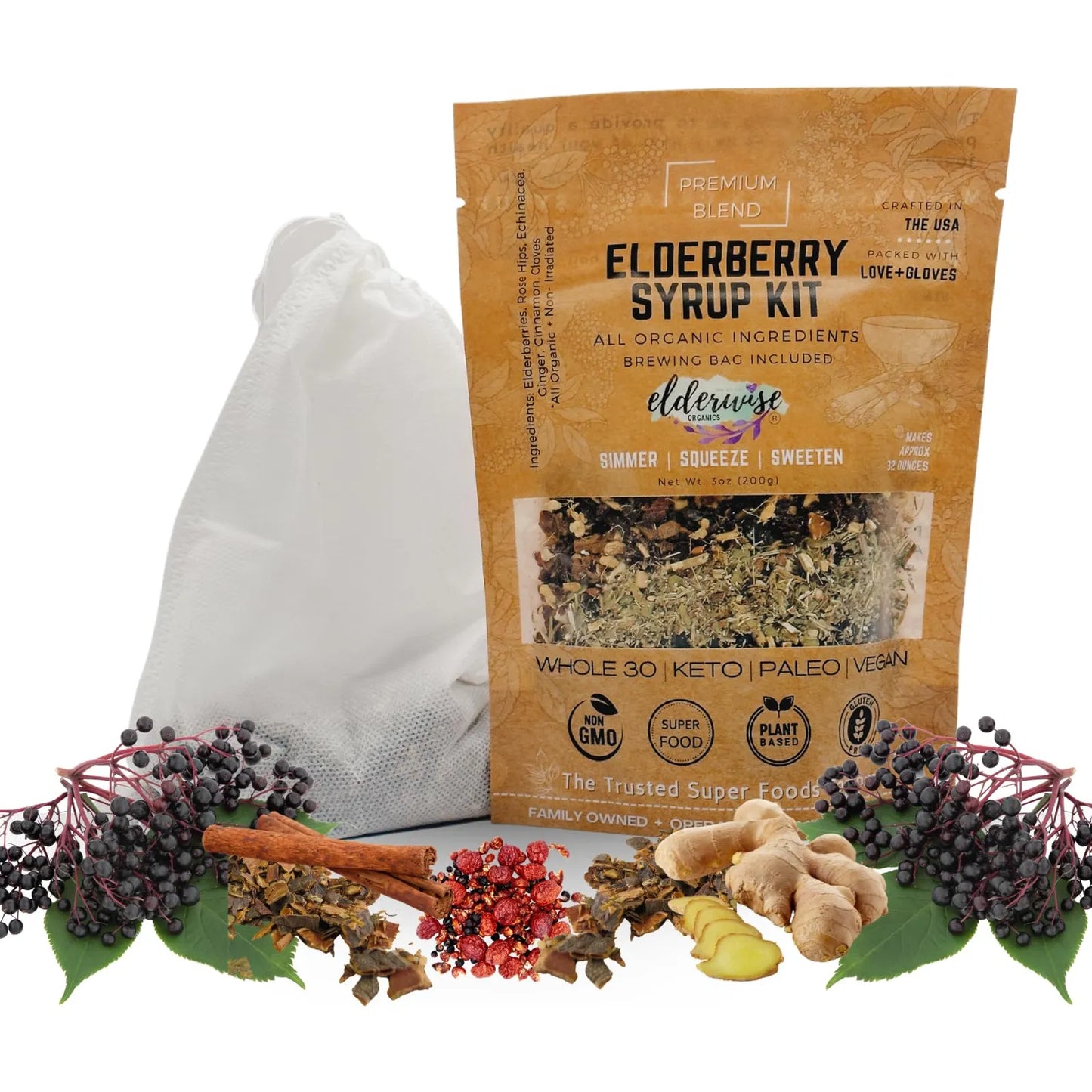 Kit De Jarabe De Saúco Orgánico Refuerza Tu Inmunidad Naturalmente