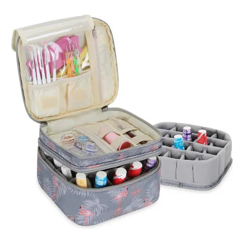 Organizador Para Esmalte Doble Capa 20 Recipientes Orden Practicidad Estilo