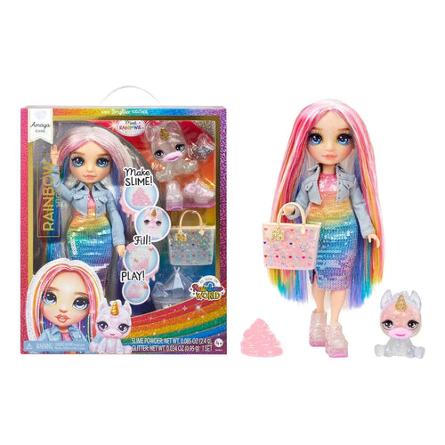 Muñeca Rainbow High Amaya 27 Cm Coleccionable Slime Una Amistad Fiel