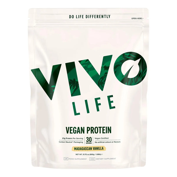 Proteina Vegana En Polvo 30 Porciones Sabor Vainilla Alto En Proteinas