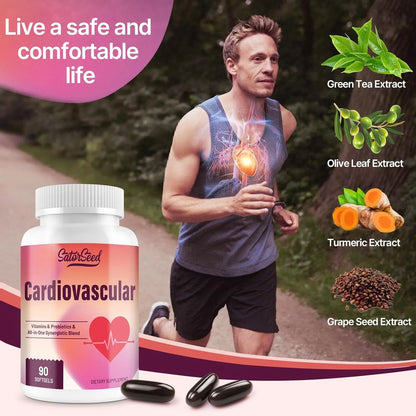 Capsulas Blandas 3000 Mg Vitaminas Probioticos Omega 3 Coq10 Mezcla Sinergica Todo En Uno 90 Unidades