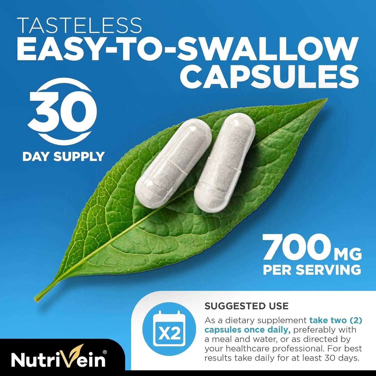 Nutrivein Glutatión Liposomal 700 Mg Antioxidante Maestro 60 Caps