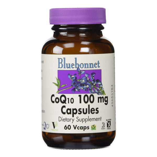 Capsulas BlueBonnet Coq10 100 Mg 60 Unidades Antioxidante Cardiovascular Vegano