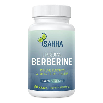 Cápsulas Liposomales Berberina 1500mg Sahha Absorción Superior Efecto Antioxidante