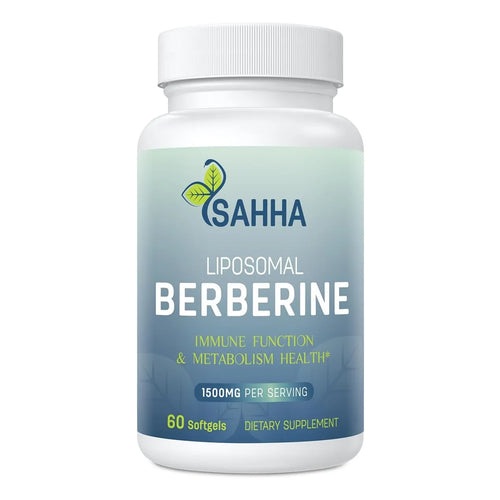 Cápsulas Liposomales Berberina 1500mg Sahha Absorción Superior Efecto Antioxidante
