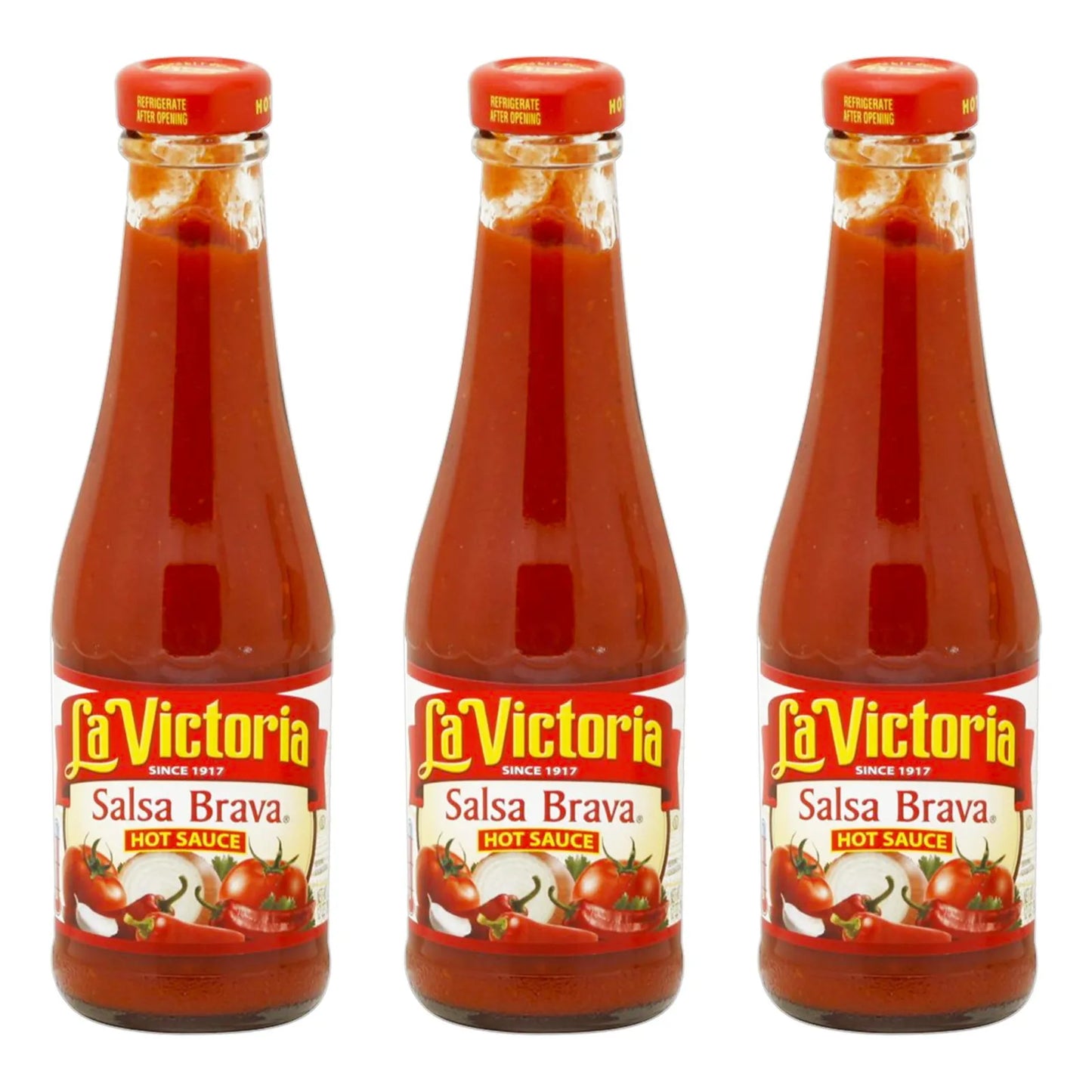 Salsa Picante Brava 8 Onzas Paquete De 3 Frascos Importada Estados Unidos