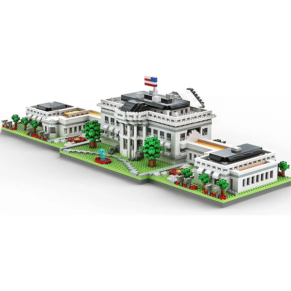 Juego De Micro Bloques Casa Blanca 3000 Piezas SEMKY Construccion Adultos Y Ninos