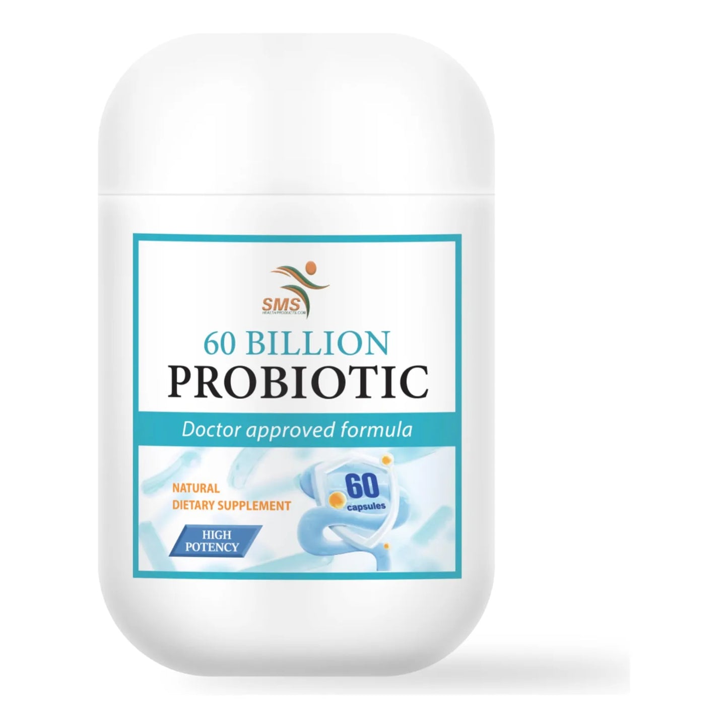 Probióticos 60 Mil Millones UFC 10 Cepas Con Prebióticos Orgánicos Salud Intestinal E Inmunológica