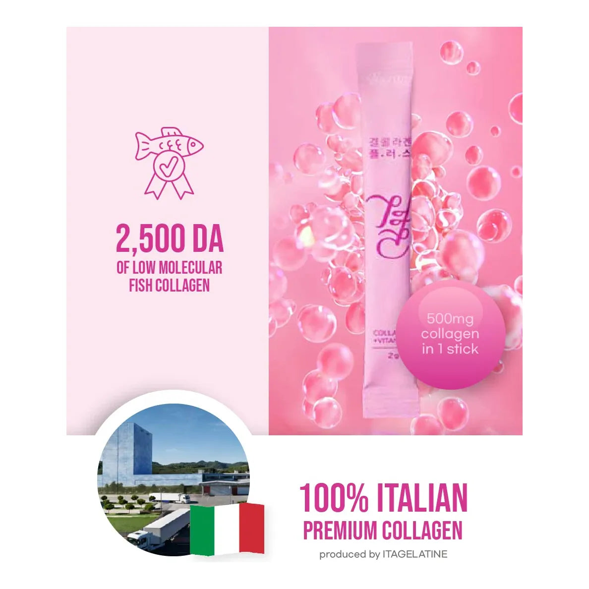 Gyeol Collagen Plus Barritas Con Colageno Bajo Peso Molecular Y Vitamina C 60 Unidades