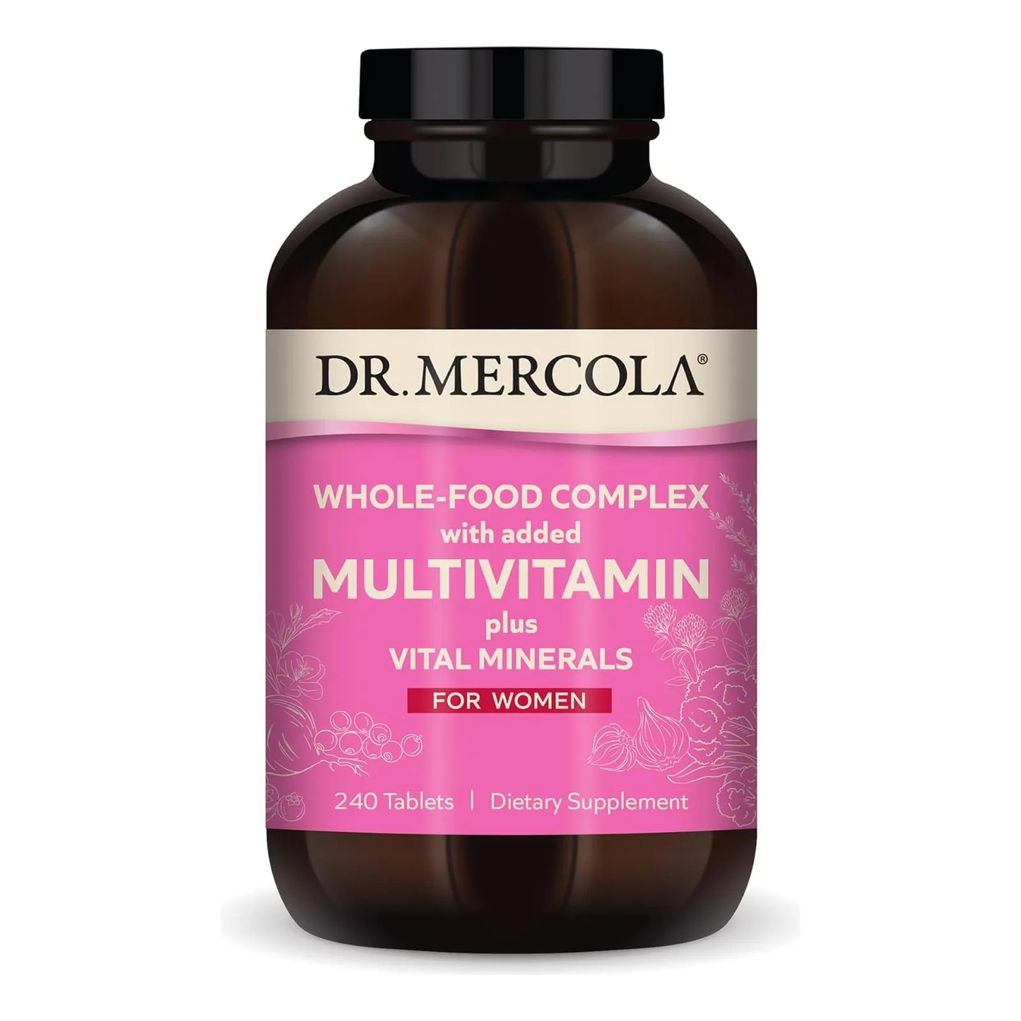 Complejo De Alimentos Integrales Multivitaminico Minerales Dr Mercola 240 Tabletas