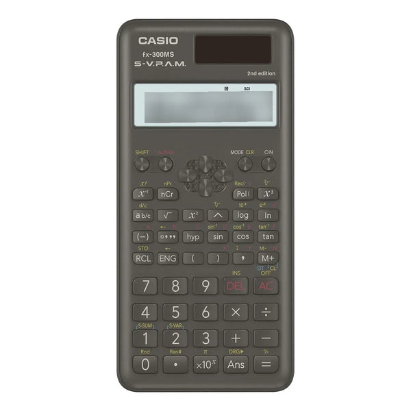 Calculadora Cientifica Casio Fx300msplus2 Negro Funciones Avanzadas Y Pantalla Dual