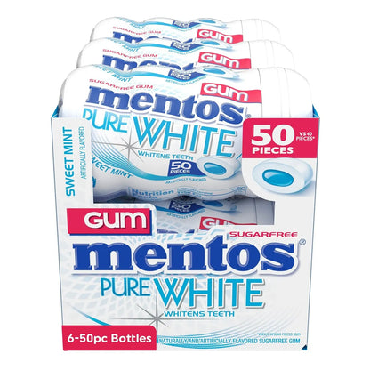 Mentos Goma De Mascar Pure Fresh Sin Azúcar 50gr Frescura Duradera Sin Culpa