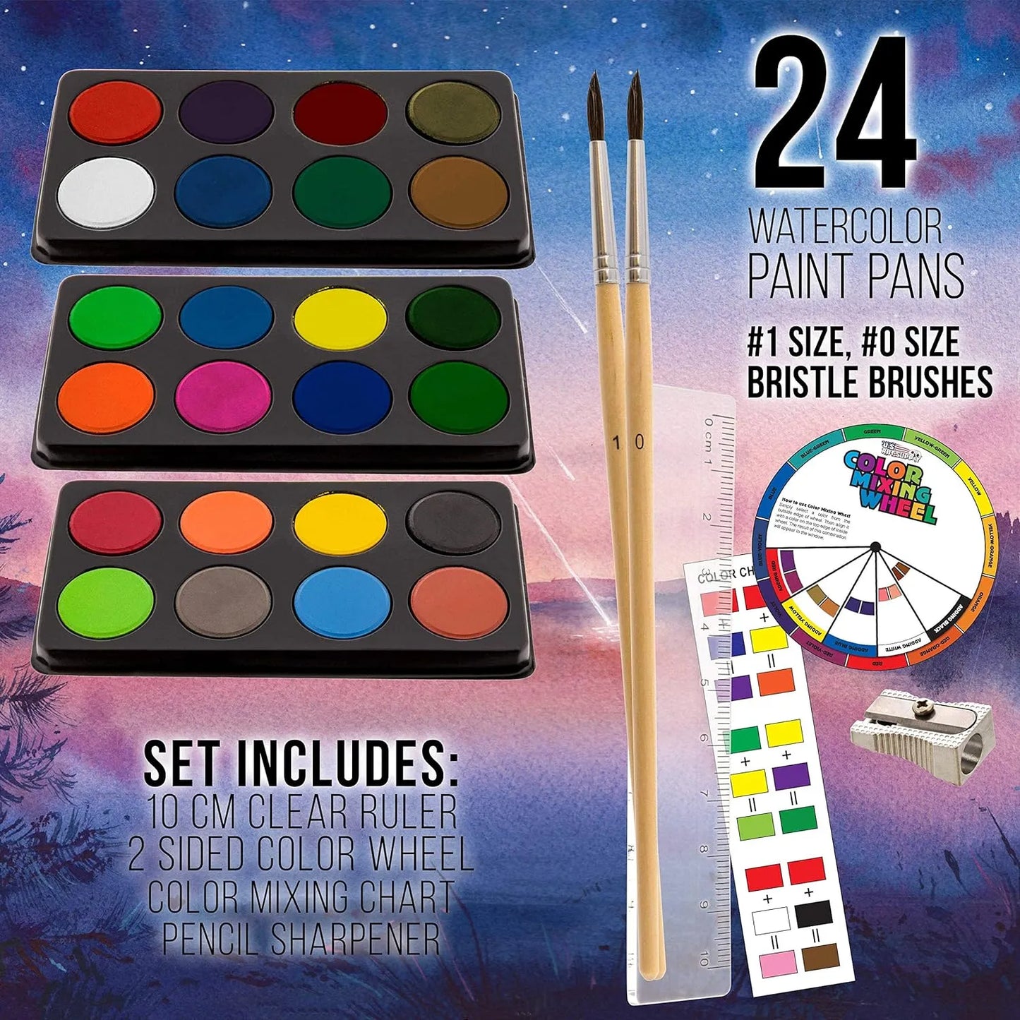 Kit De Arte Profesional 82 Piezas + 20 US Art Supply Estuche Madera
