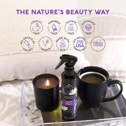 Spray Para Dormir Manzanilla Lavanda Aroma Relajante Sueño Profundo