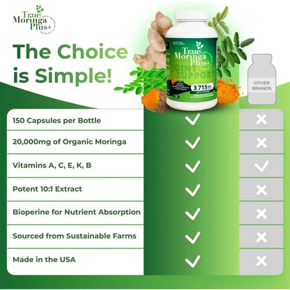 Extracto De Apoyo Articular Moringa Curcumina Jengibre Boswellia 20g