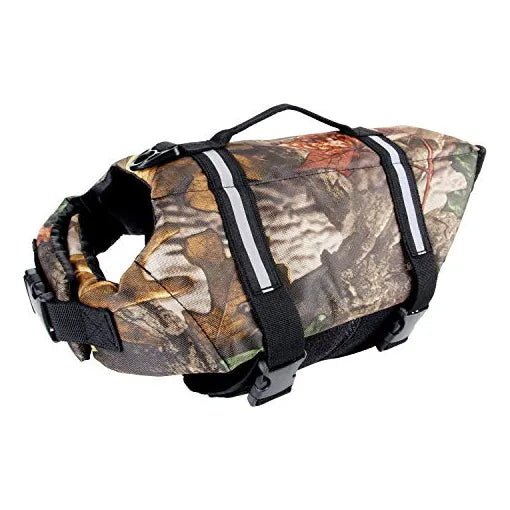 Onemore Choice Camo Pet Life Preserver Jacket Chaleco Salvavidas Para Perros