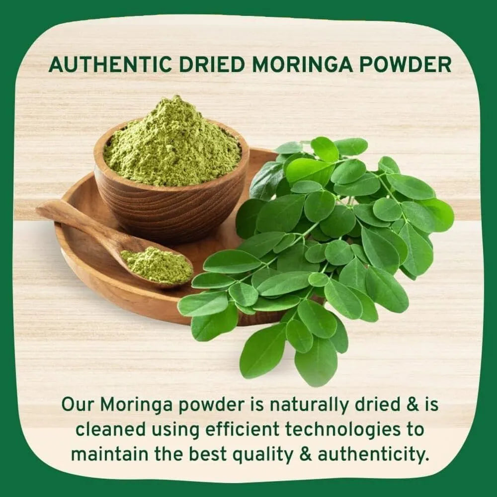 Polvo De Moringa Orgánico 250g Superalimento Nutritivo Energía Natural