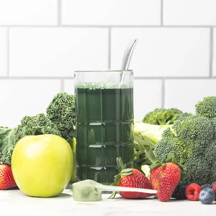 Advanced Greens Plus Superalimento En Polvo 50 Frutas Verduras Hierbas Vegano 279g