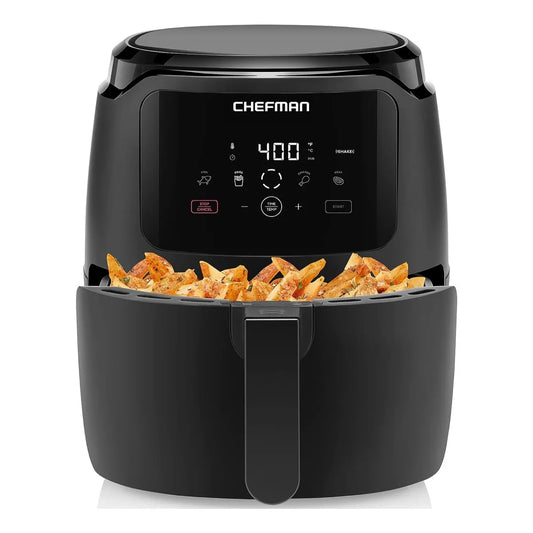 Freidora De Aire Chefman 4 7 Lt Pantalla Tactil Digital Cocina Sin Aceite