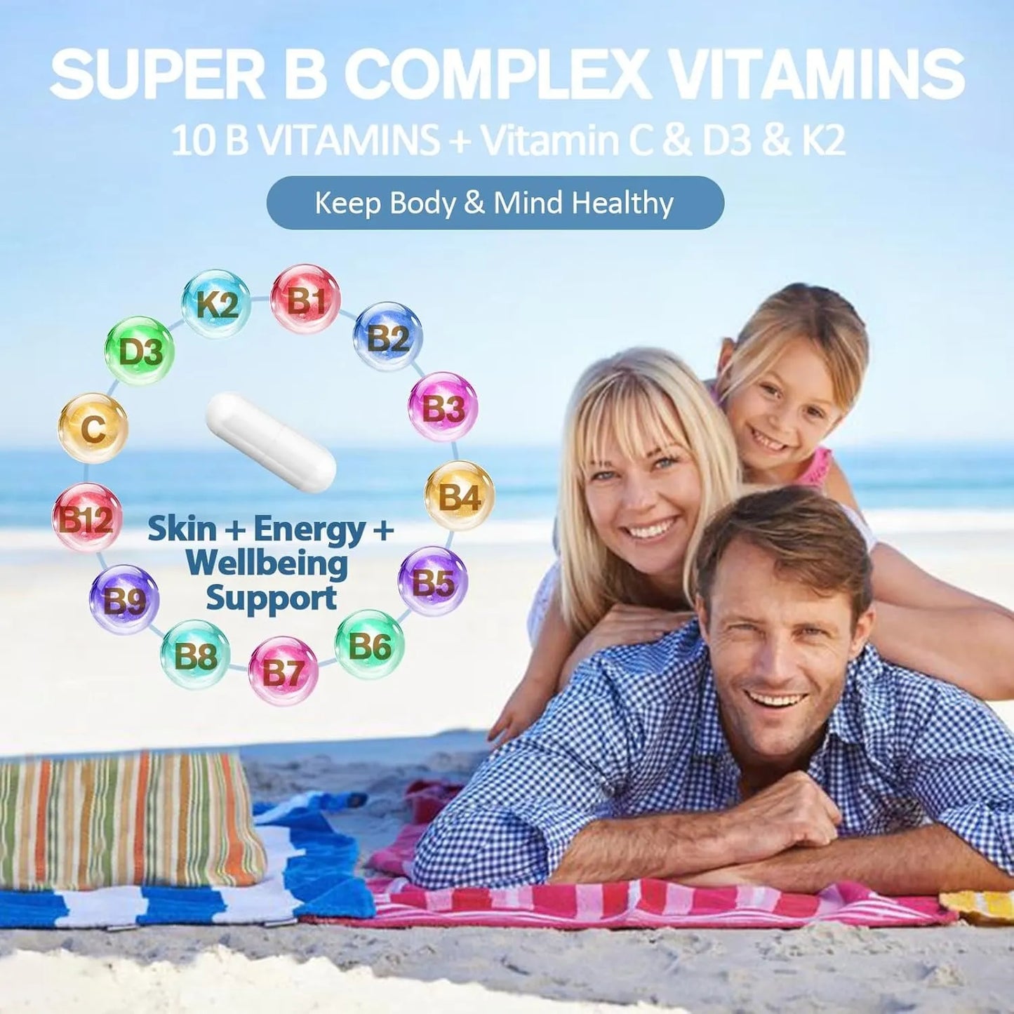 Complejo Vitamina B Totaria Bienestar Diario 120 Cápsulas - Imagen 8