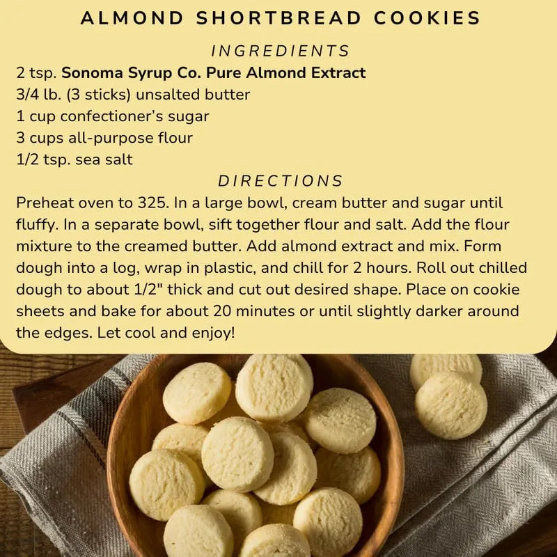 Extracto De Almendra Pura 240 Ml Ideal Para Hornear Y Cocinar